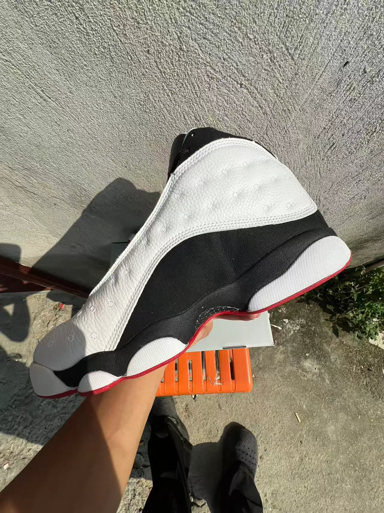 Air Jordan 13 White Black Red Basketball Shoes