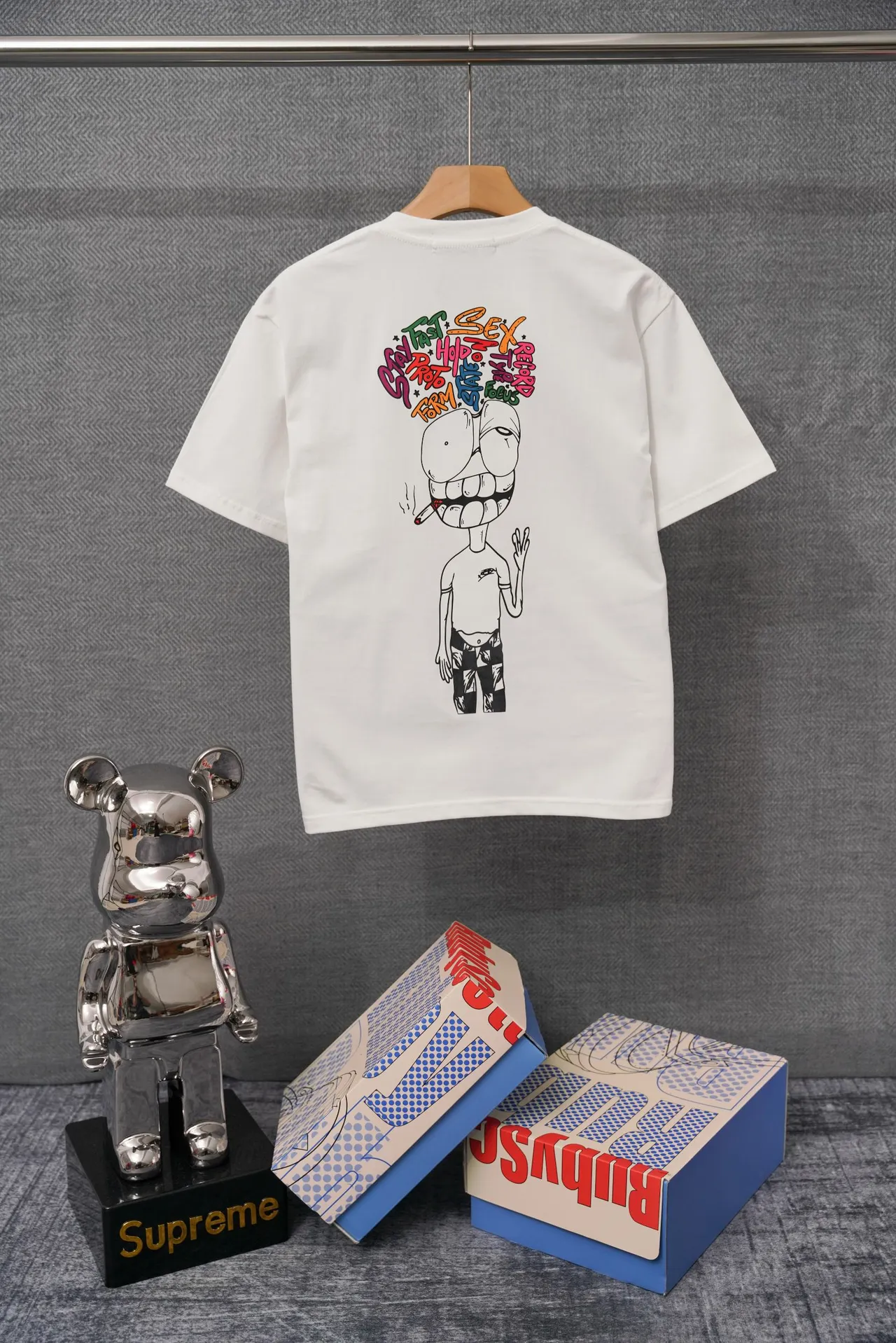 Supreme Graphic-Print Crewneck T-Shirt