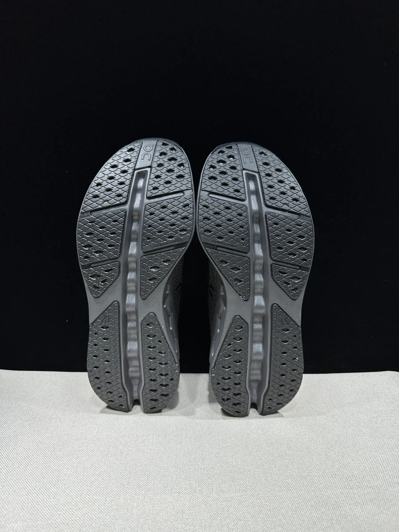 On Cloudmonster Black Running Shoes
