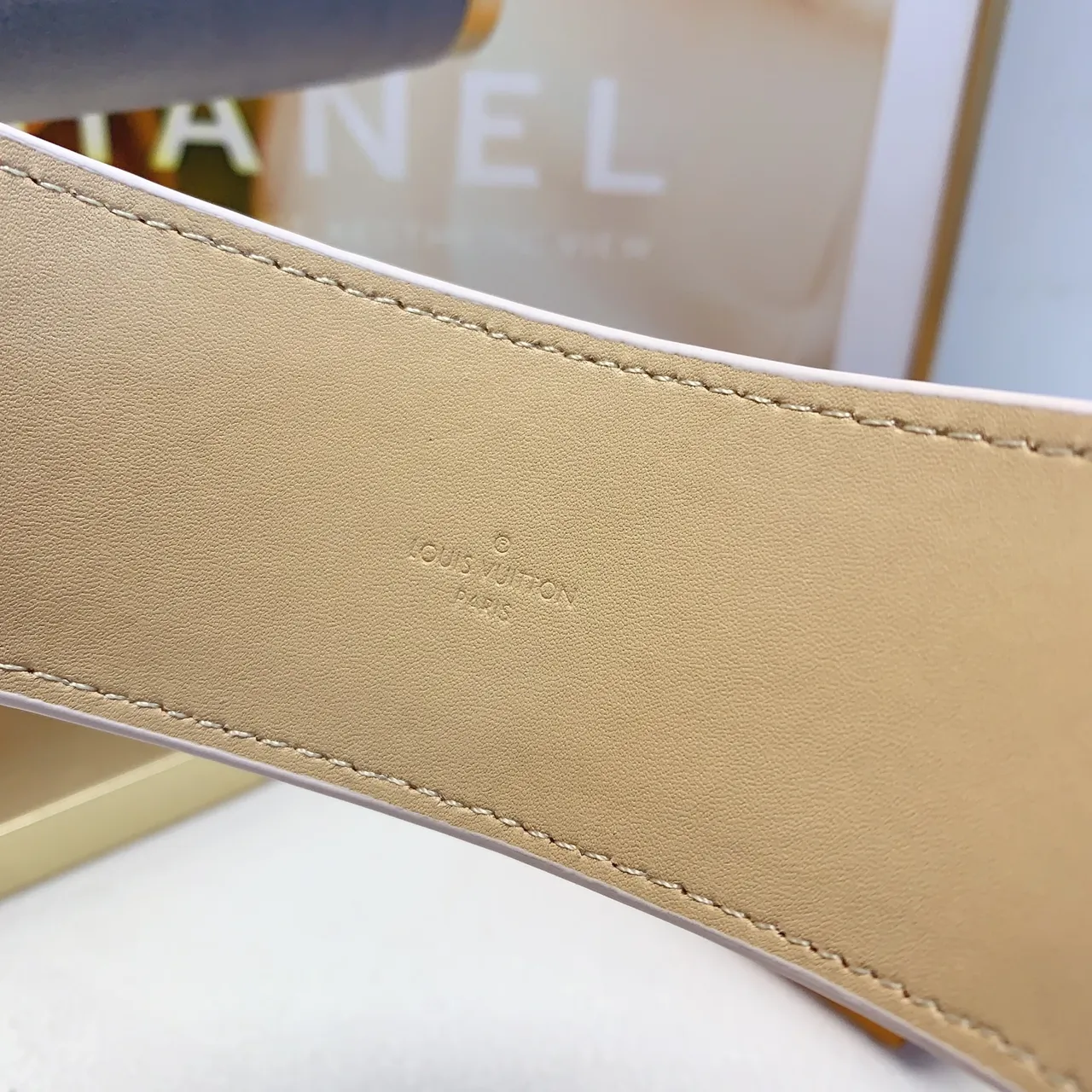 Louis Vuitton Monogram Flower Reversible Leather Belt