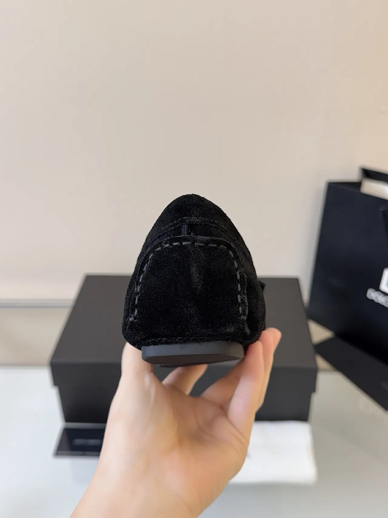 Dolce & Gabbana Monogrammed Suede Loafer