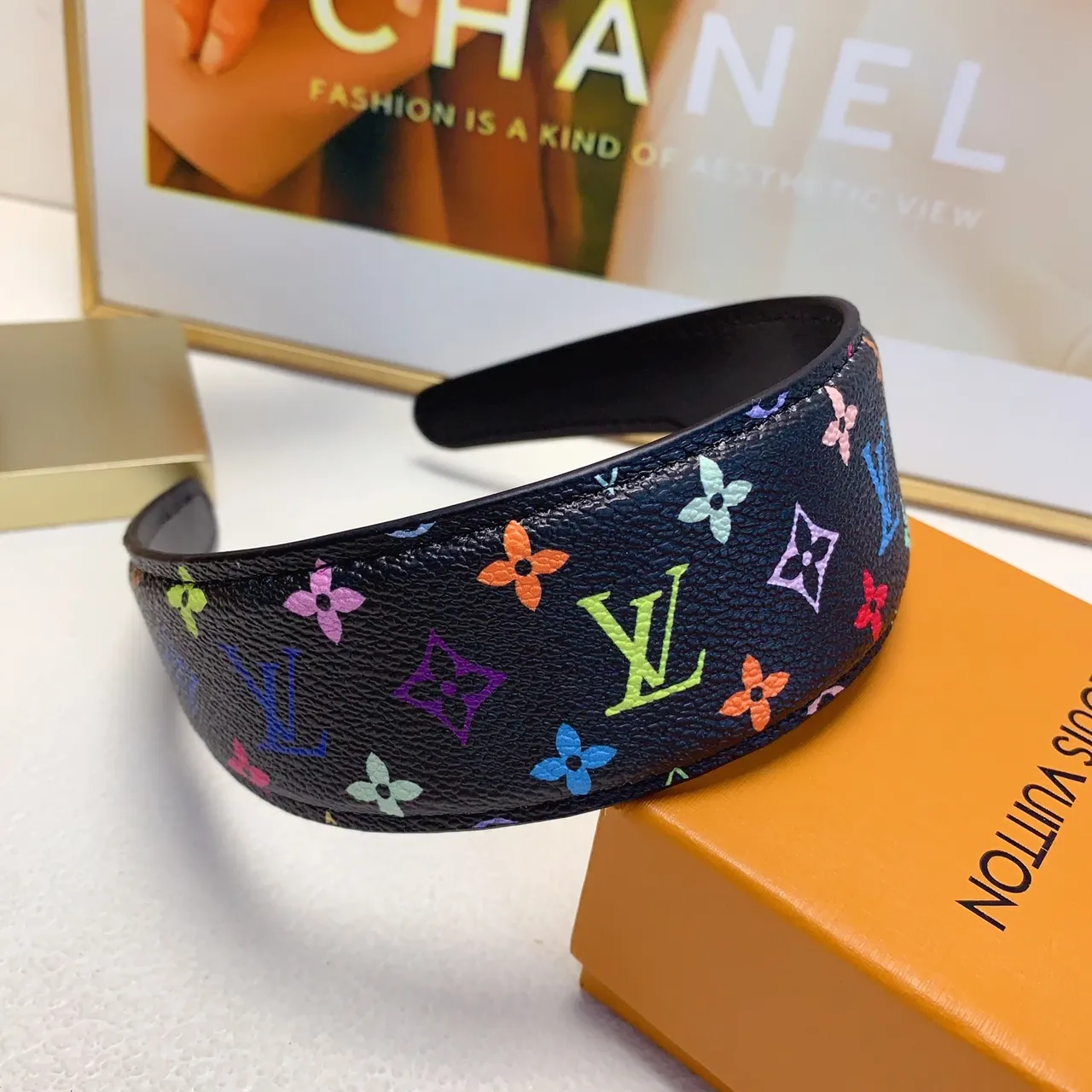 Louis Vuitton Monogram Flower Reversible Leather Belt