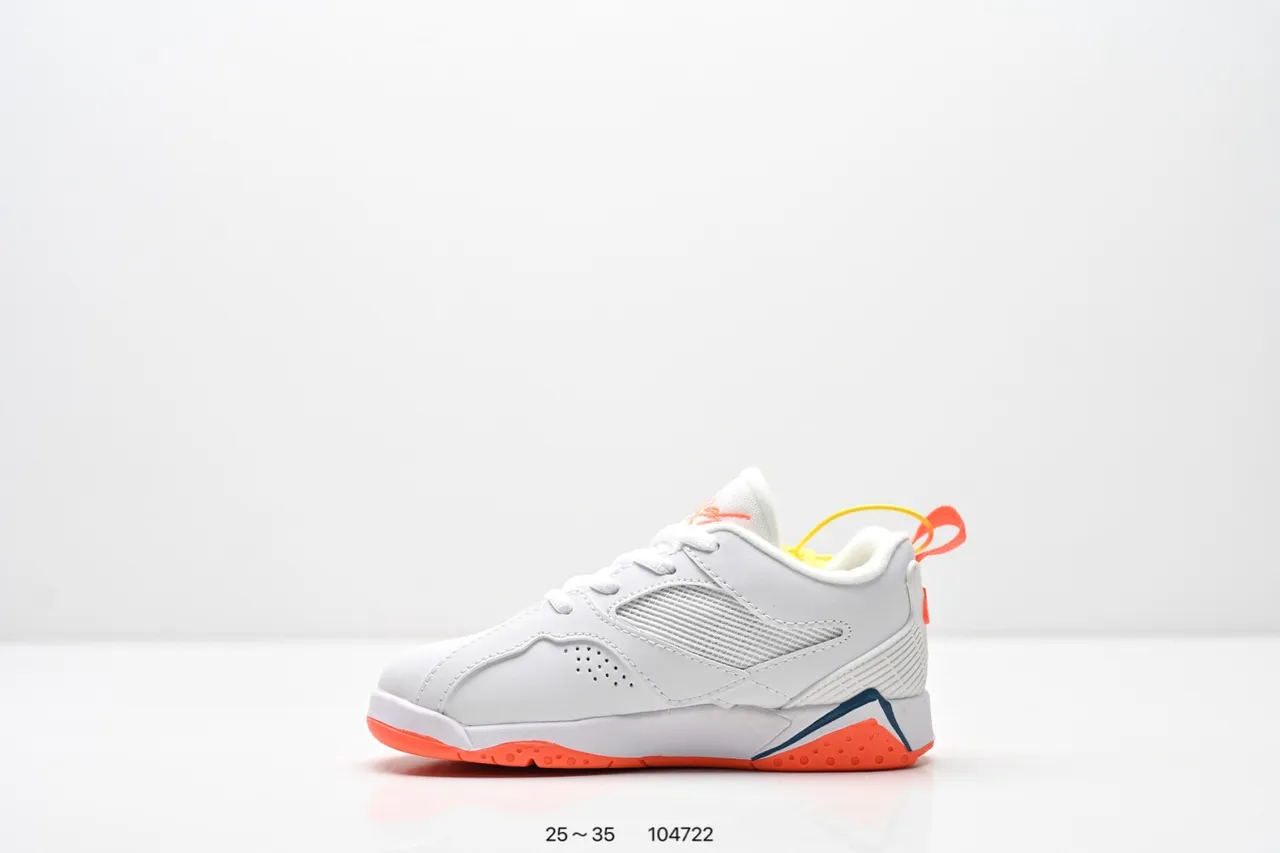 Air Jordan Black Orange Low-Top Layered Synthetic/mesh Upper Sneakers
