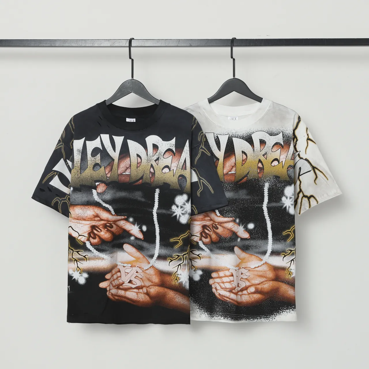 Vale Forever Distressed Oversized Graphic T-Shirt