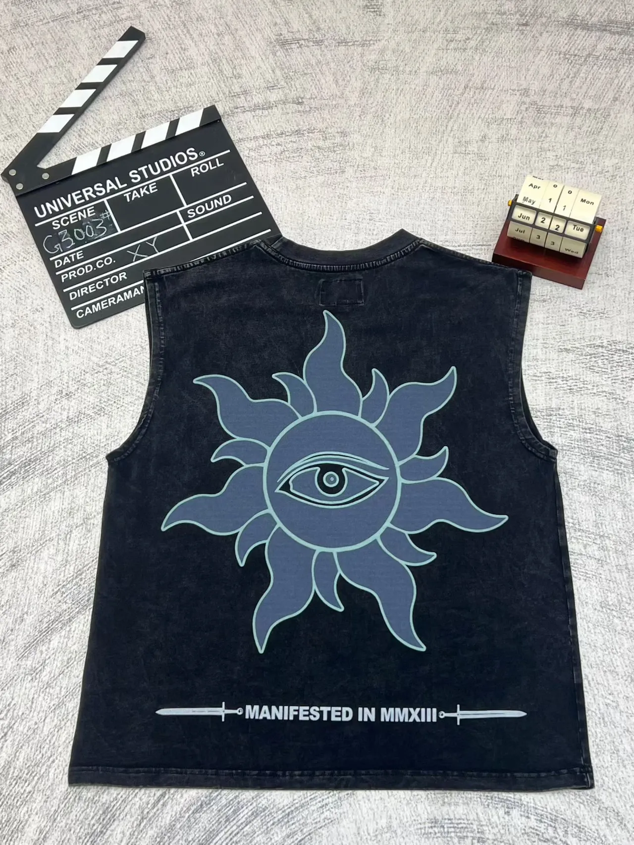 Godspeed Statue of Liberty Submerged Graphic Vest Top