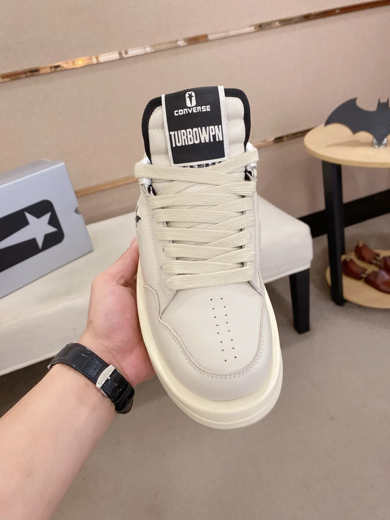 Converse One Star Platform Off-White Lifestyle Sneakers
