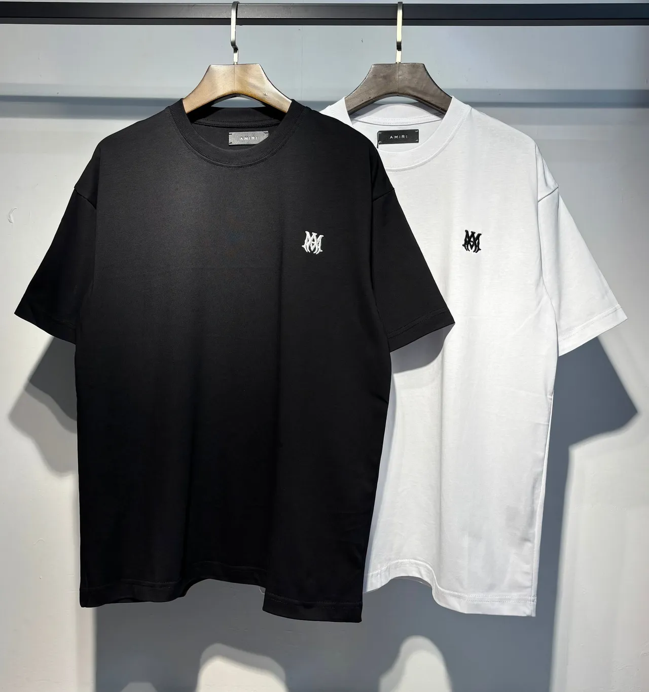 Amiri Logo Embroidered Crewneck T-Shirt