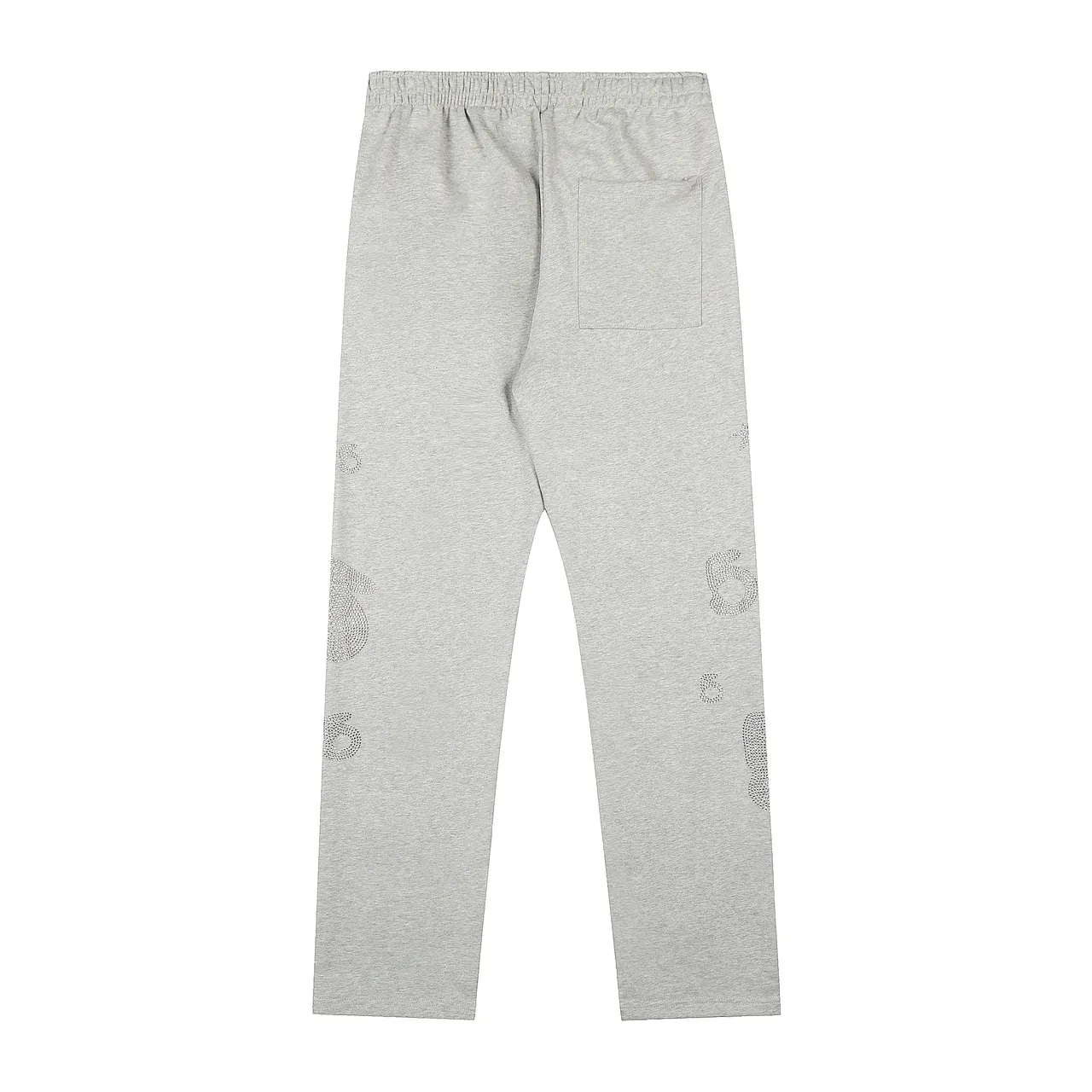 Heather Gray Rhinestone Star Embellished Tracksuit