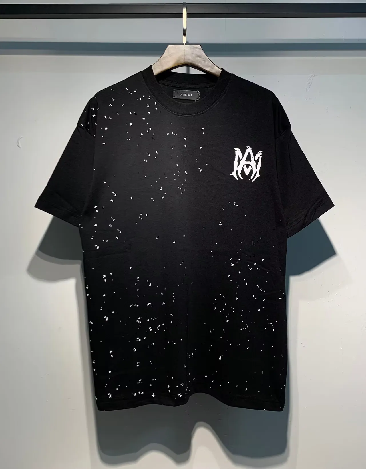 Amiri MA-1 Splatter Print Graphic T-Shirt