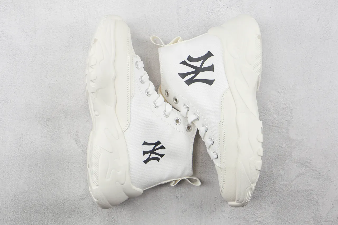 New Era NY Logo High-Top Canvas Lifestyle Sneaker