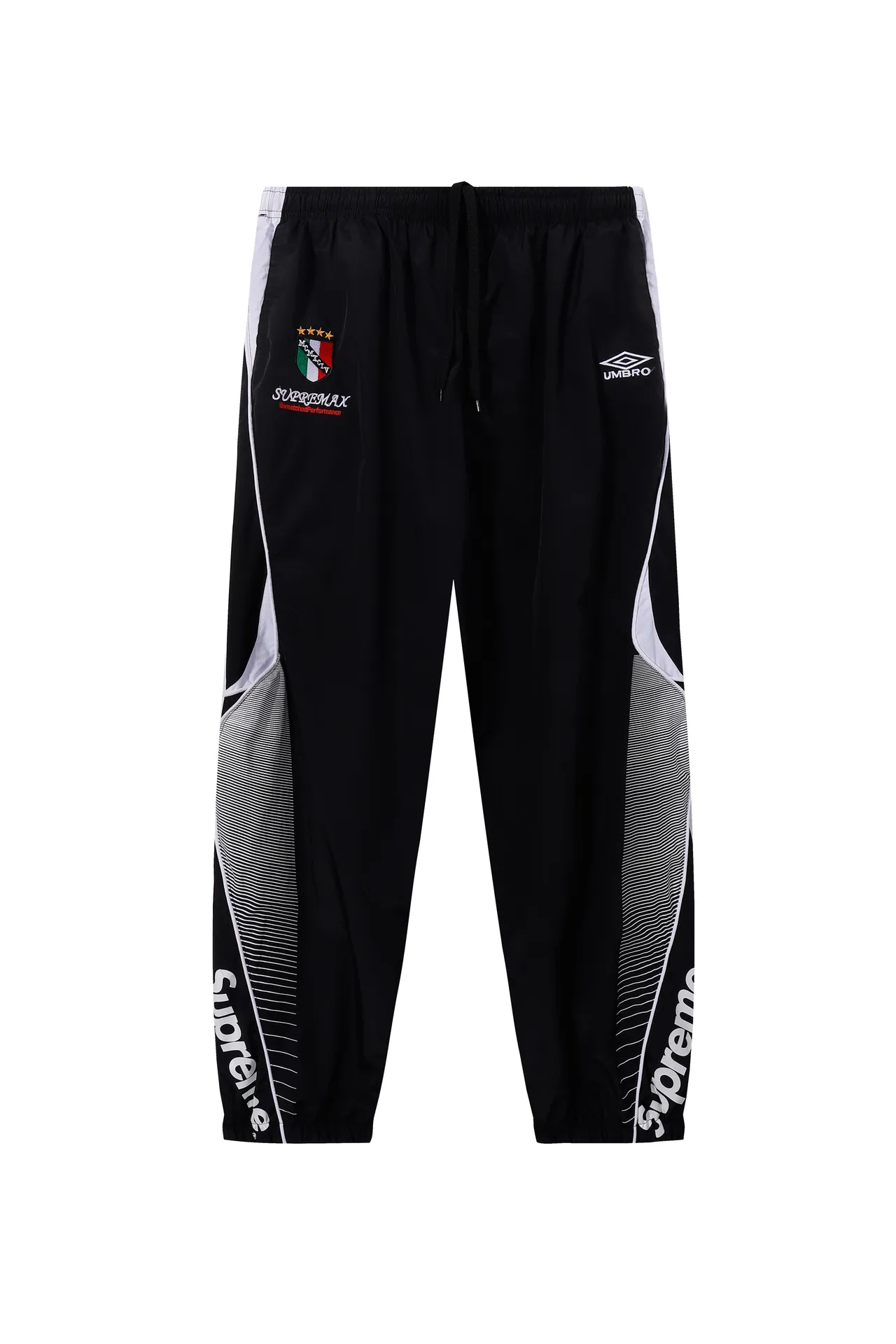 Umbro Navy Purple Track Pants Side Panels Sweatpant