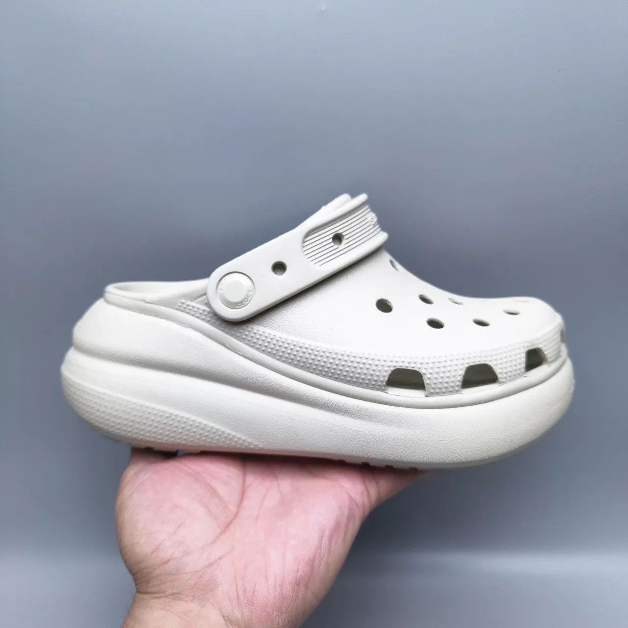 Crocs Classic Clog Off-White Molded Foam Clog