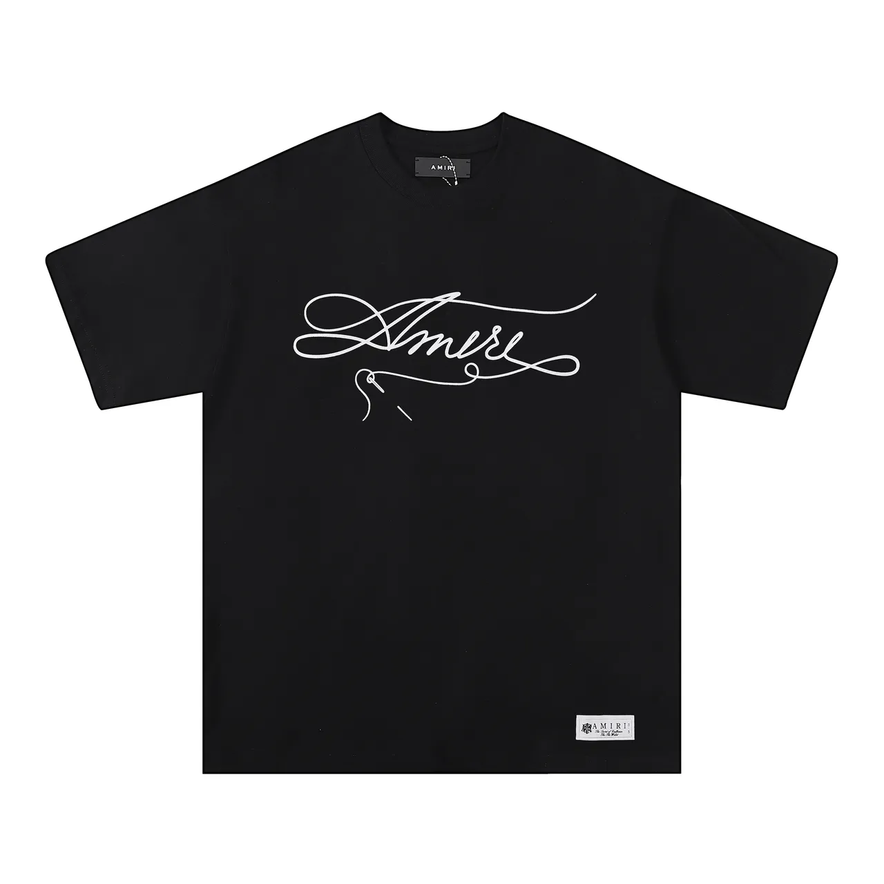 Amiri Cursive Logo Oversized T-Shirt
