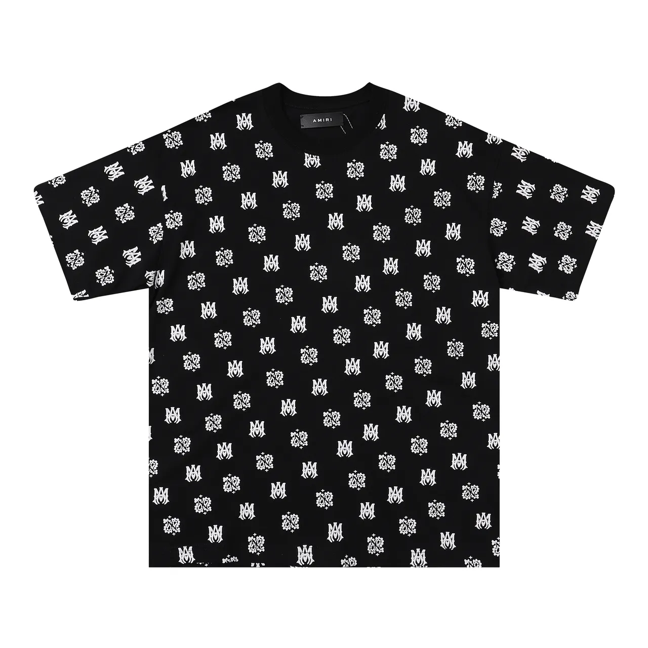 Amiri All-Over Monogram Floral Print T-Shirt