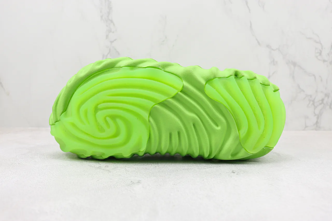 Crocs Echo Clog Neon Lime Green Molded Foam Clog