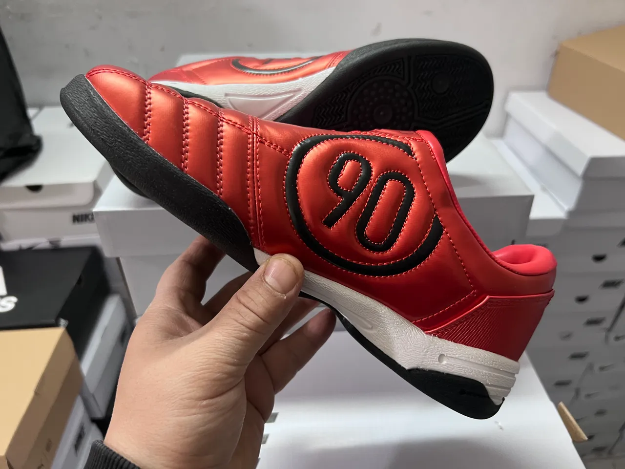 Nike Total 90 III Metallic Red Indoor Soccer Shoes