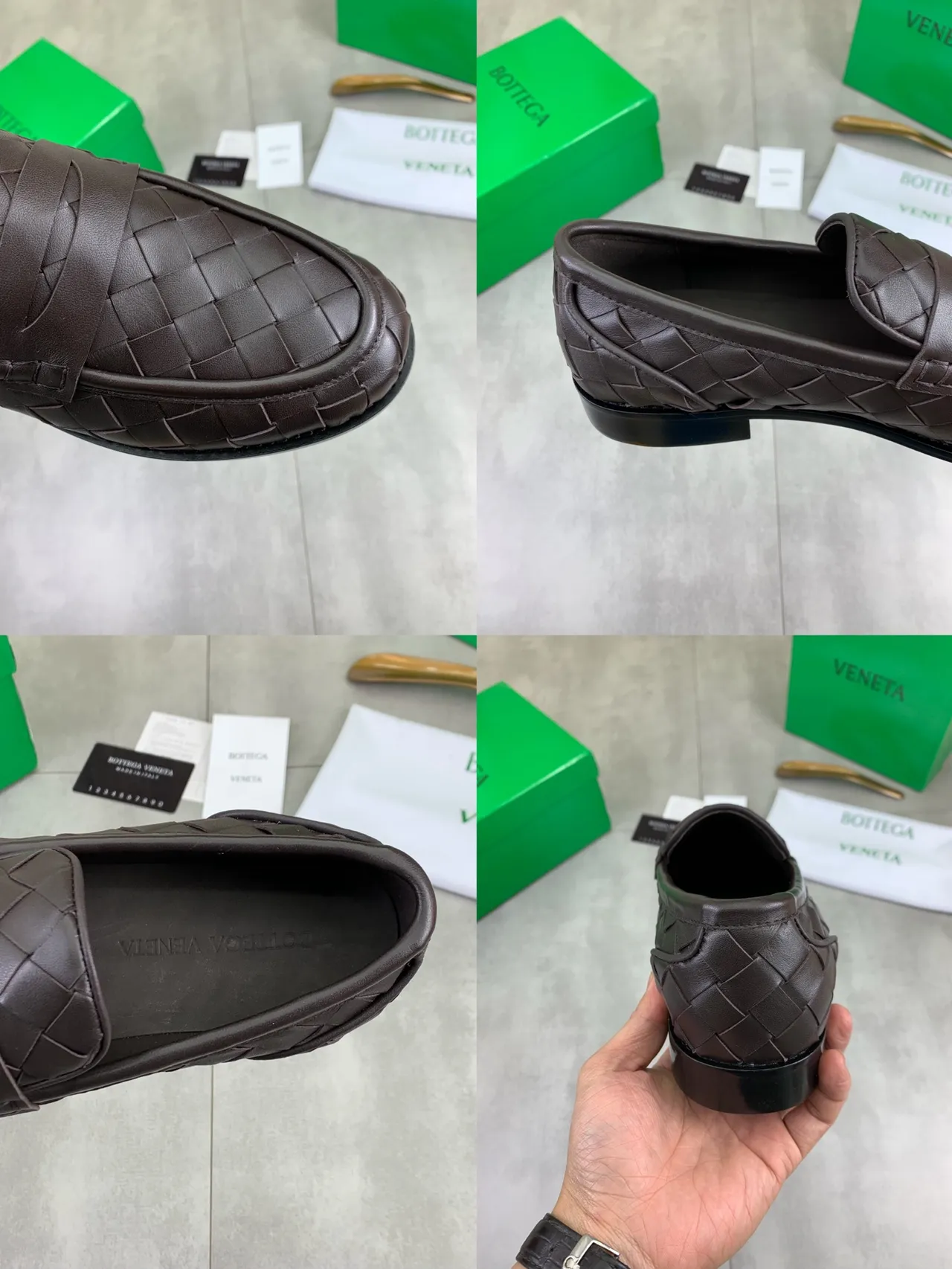 Bottega Veneta Woven Intrecciato Strap Loafer