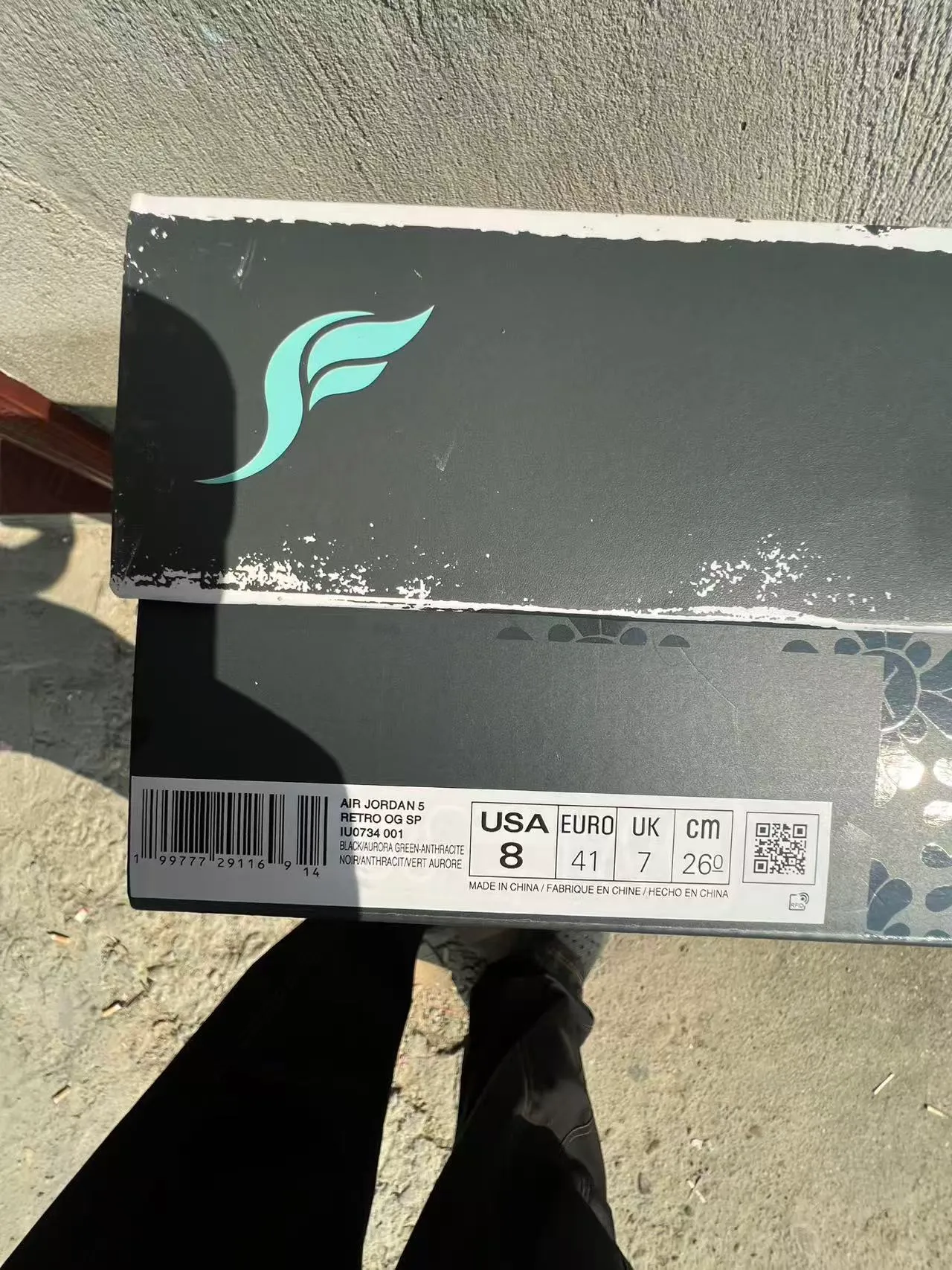 Nike Air Jordan 5 Black Teal Gum Basketball Shoes