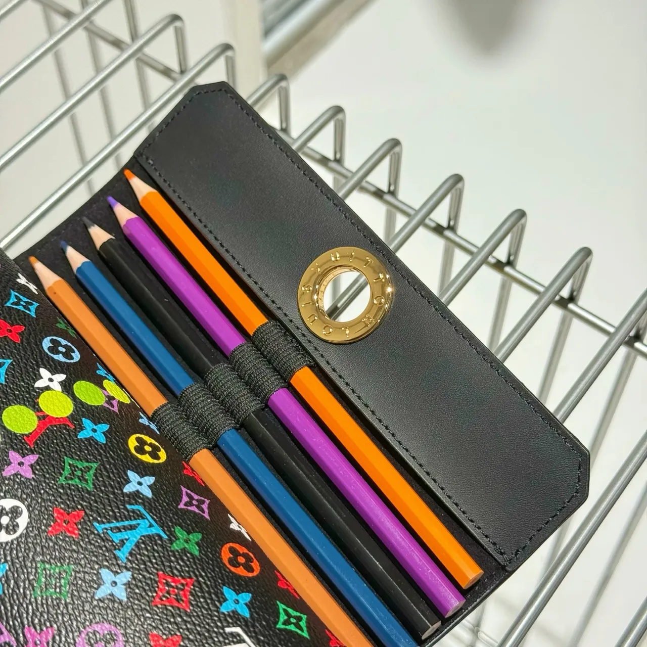 Louis Vuitton Black Multicolor Monogram Coated Canvas Handbag