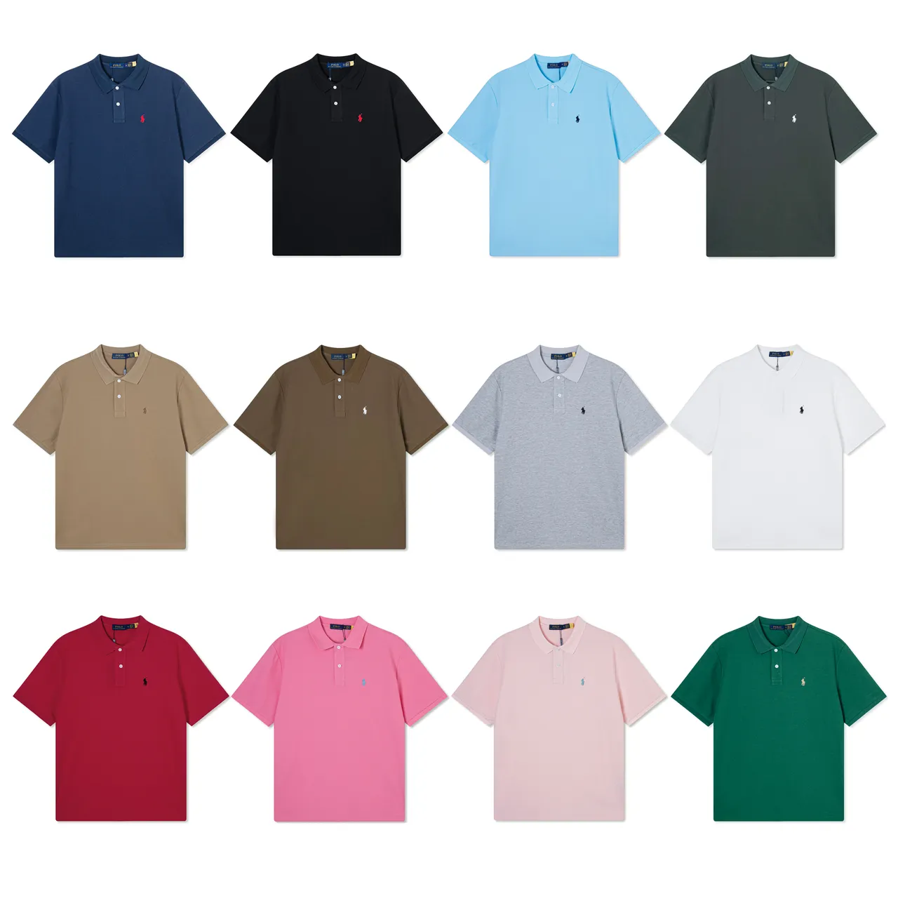 Polo Ralph Lauren Navy Blue Embroidered Logo Polo Shirt
