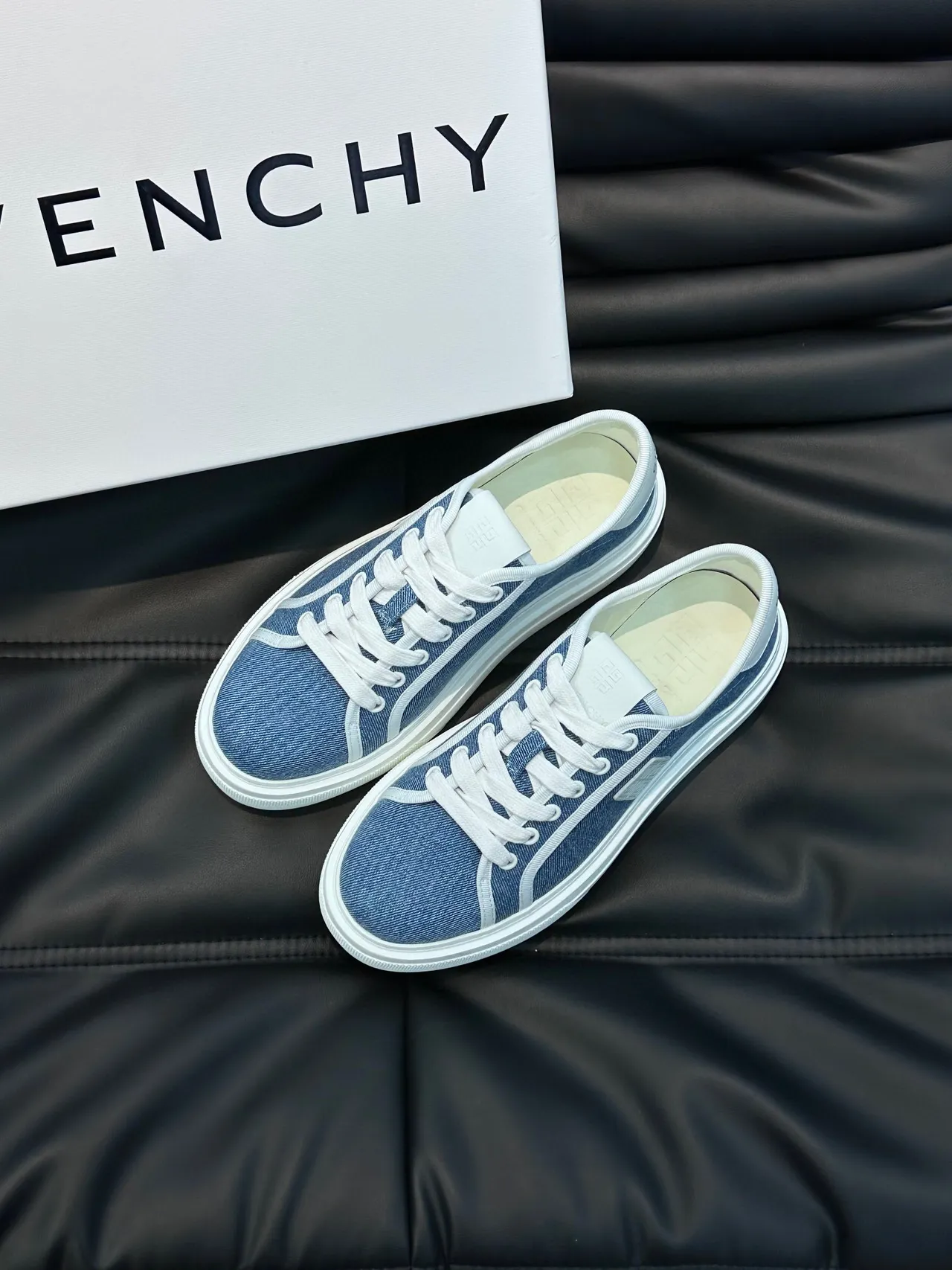 Givenchy Denim and White Lifestyle Sneakers