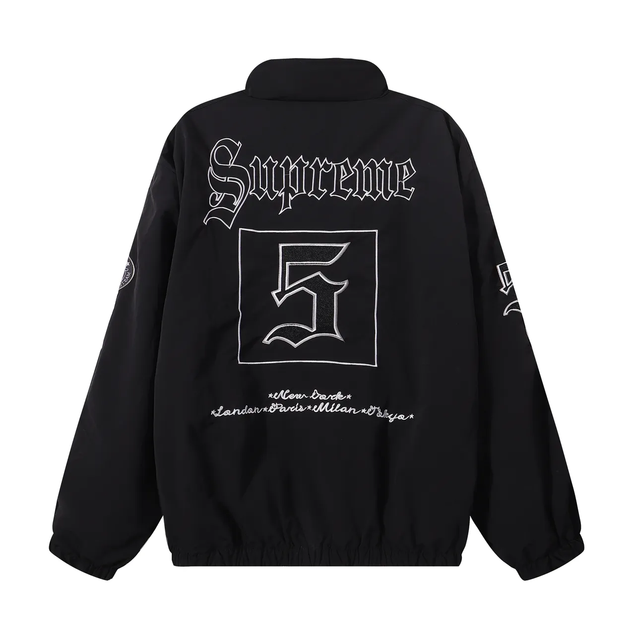 Supreme Gothic Logo Colorblock Windbreaker