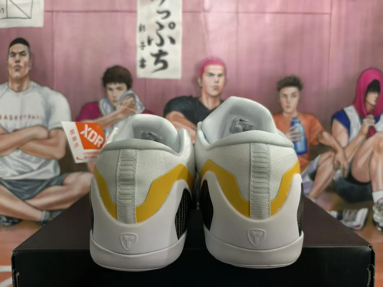 Nike Kobe AD EP White Purple Yellow Basketball Shoes