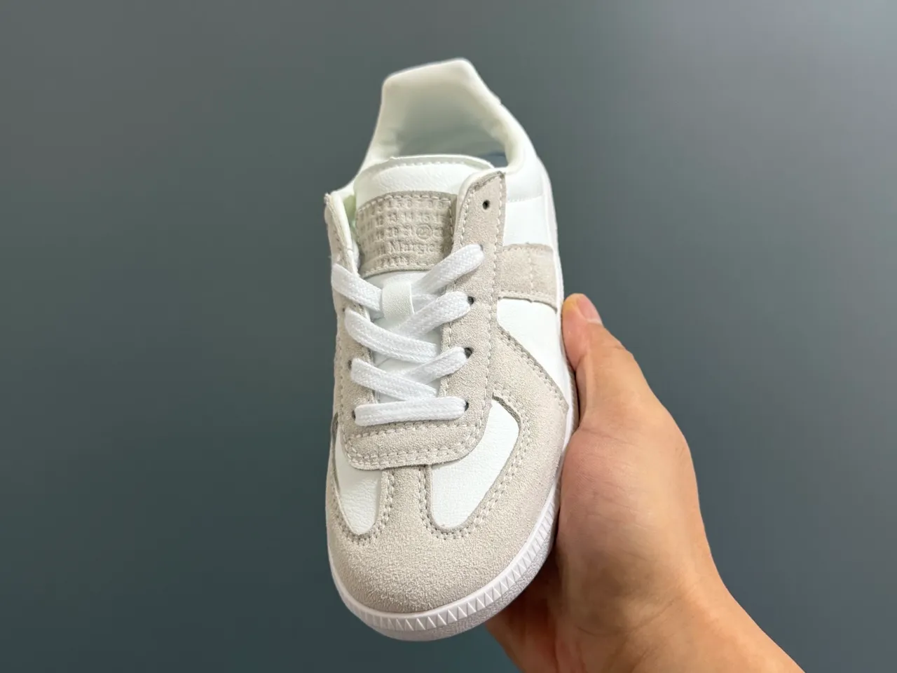 Black and White Panelled Suede Lifestyle Sneakers