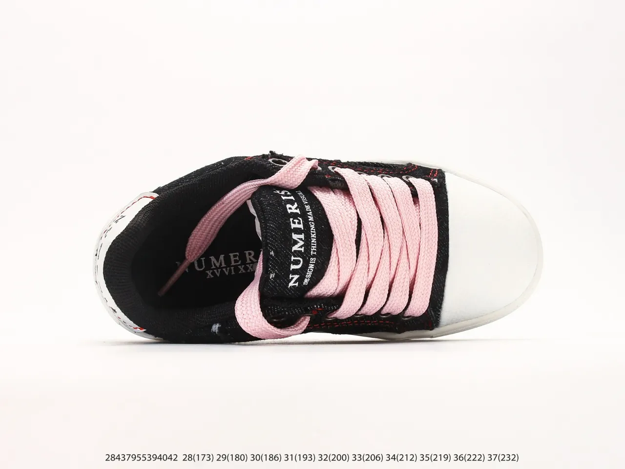 Purple and White Abstract Print Platform Sneakers