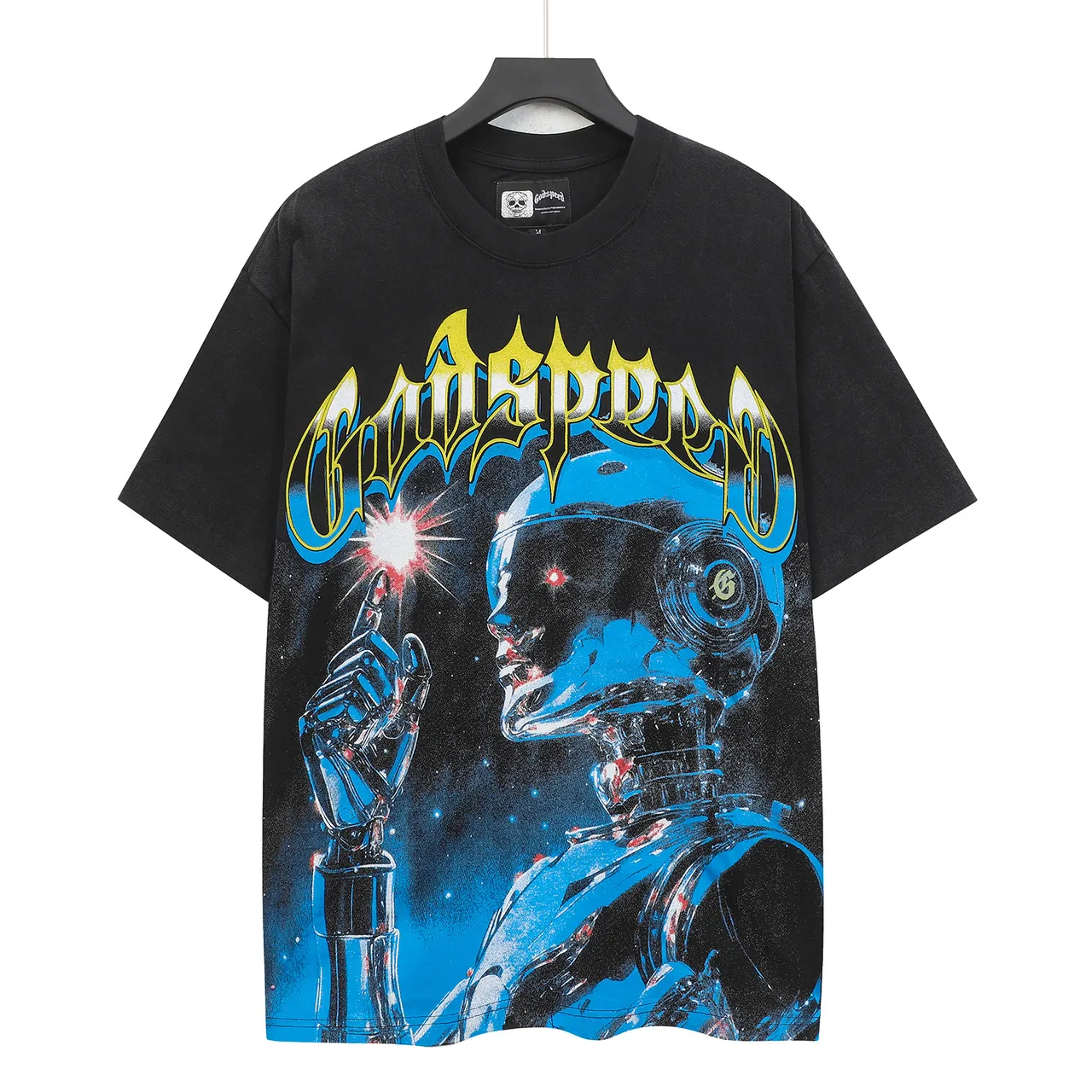 Godspeed Graphic Print Oversized T-Shirt