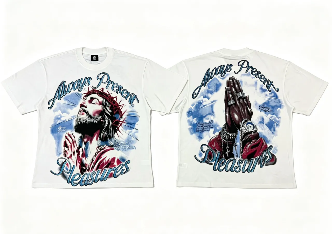 PLEASURES Always Present Pleasures Graphic T-Shirt