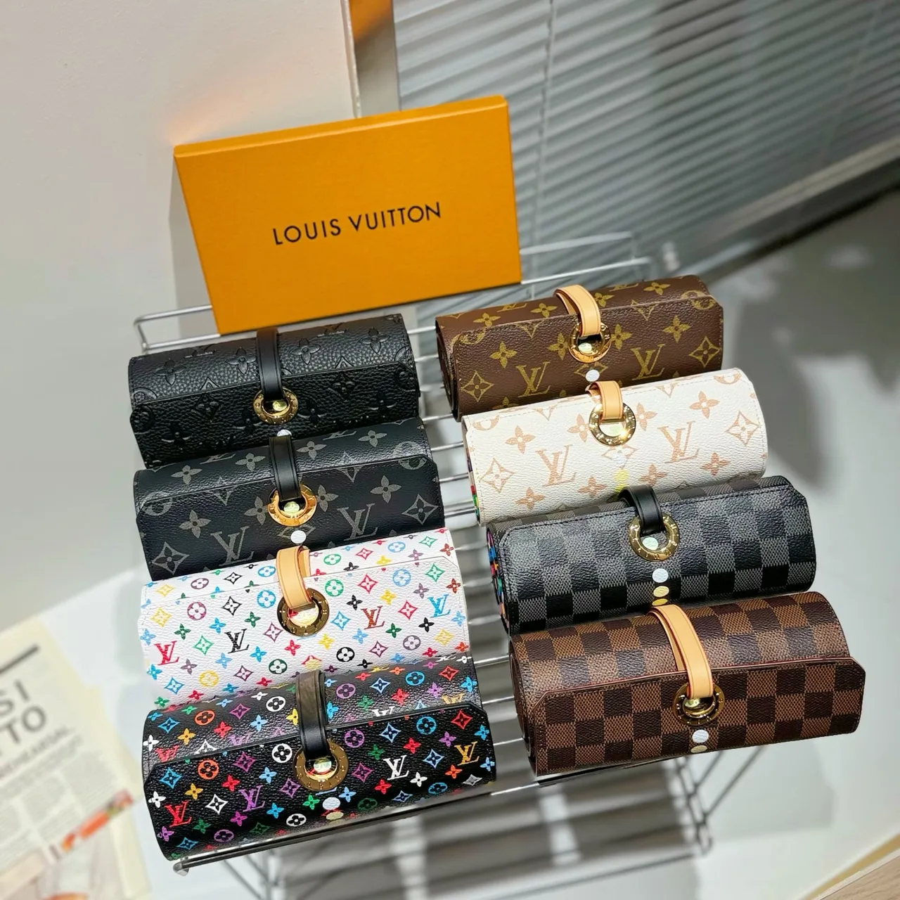 Louis Vuitton Multicolor Cylindrical Roll-Up Monogrammed Sunglasses