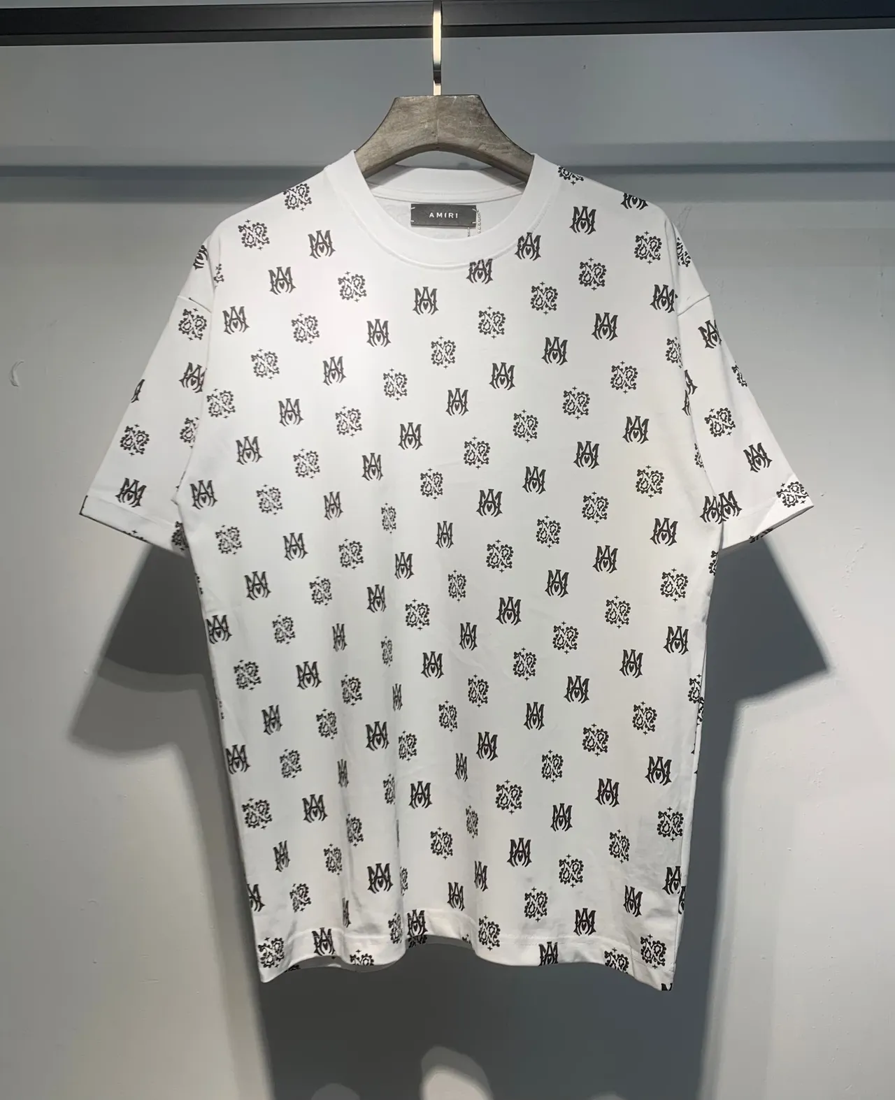 Amiri All-Over Monogram Floral Print T-Shirt