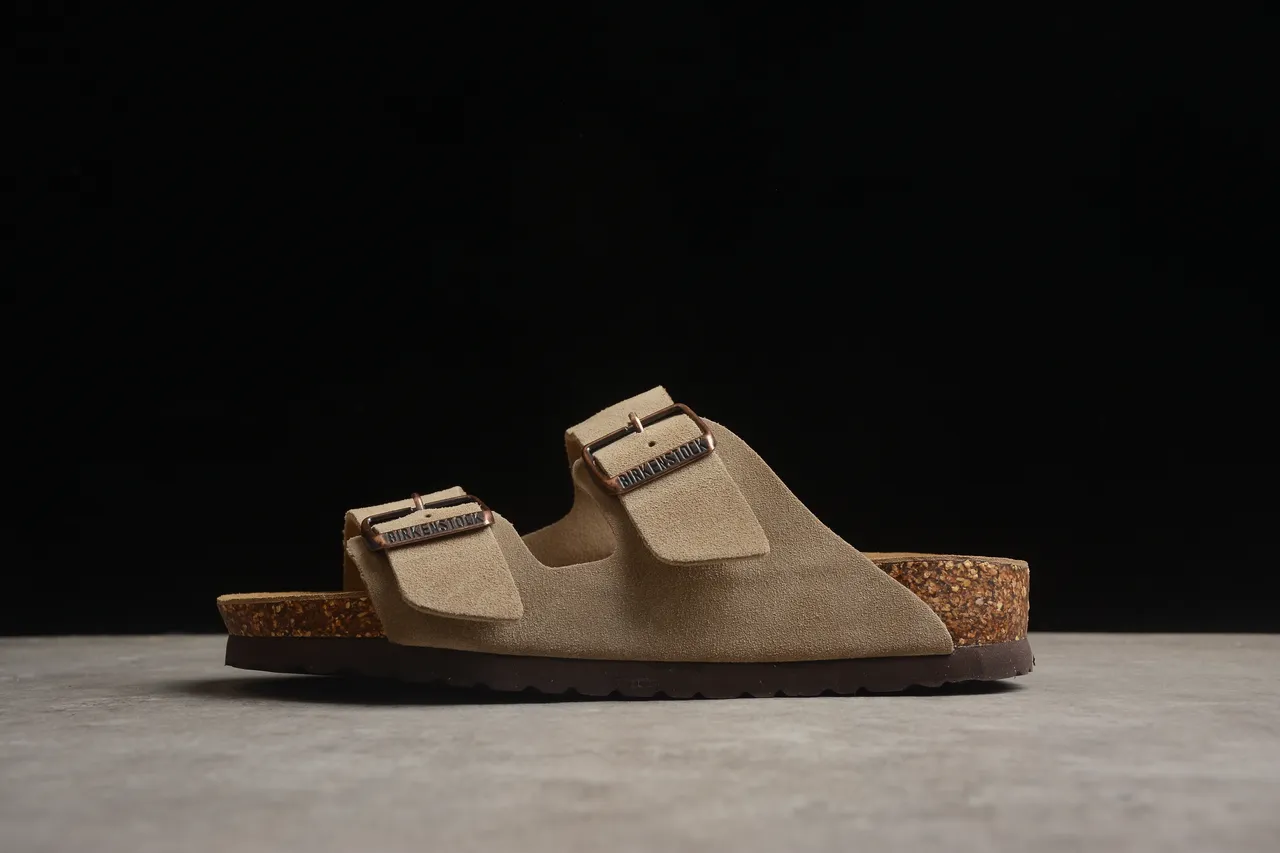 Birkenstock Arizona Beige Suede Casual Sandals
