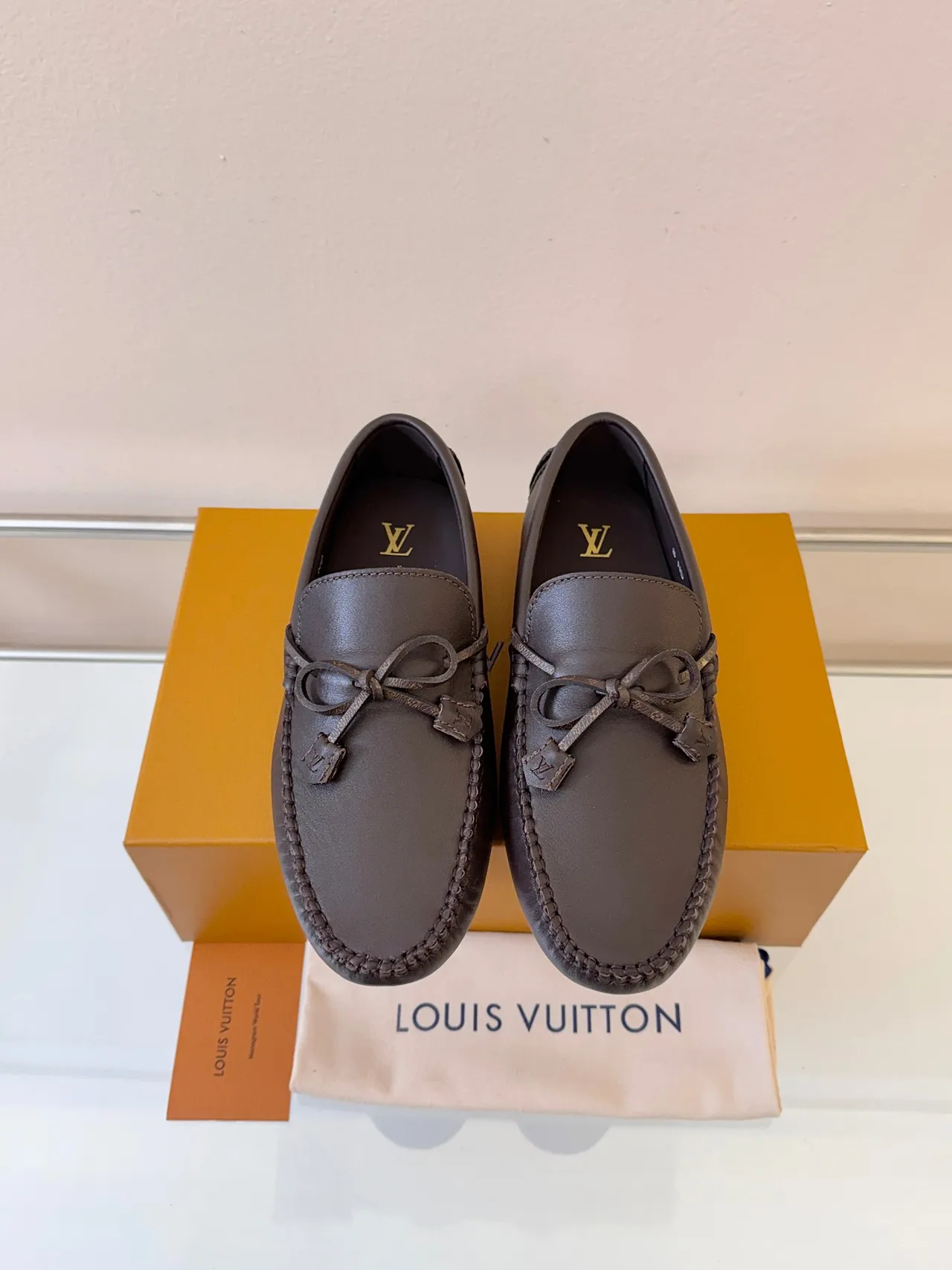 Louis Vuitton Tassel Loafer Brown Leather Loafers