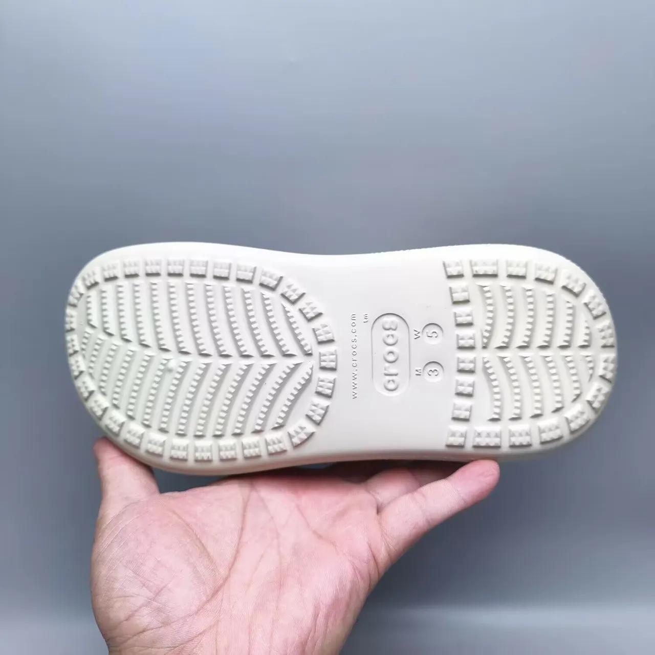 Crocs Classic Clog Off-White Molded Foam Clog
