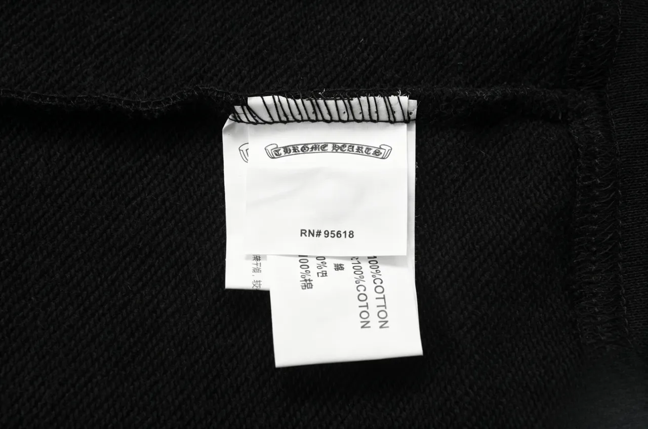 Chrome Hearts Circular Logo Black Hoodie