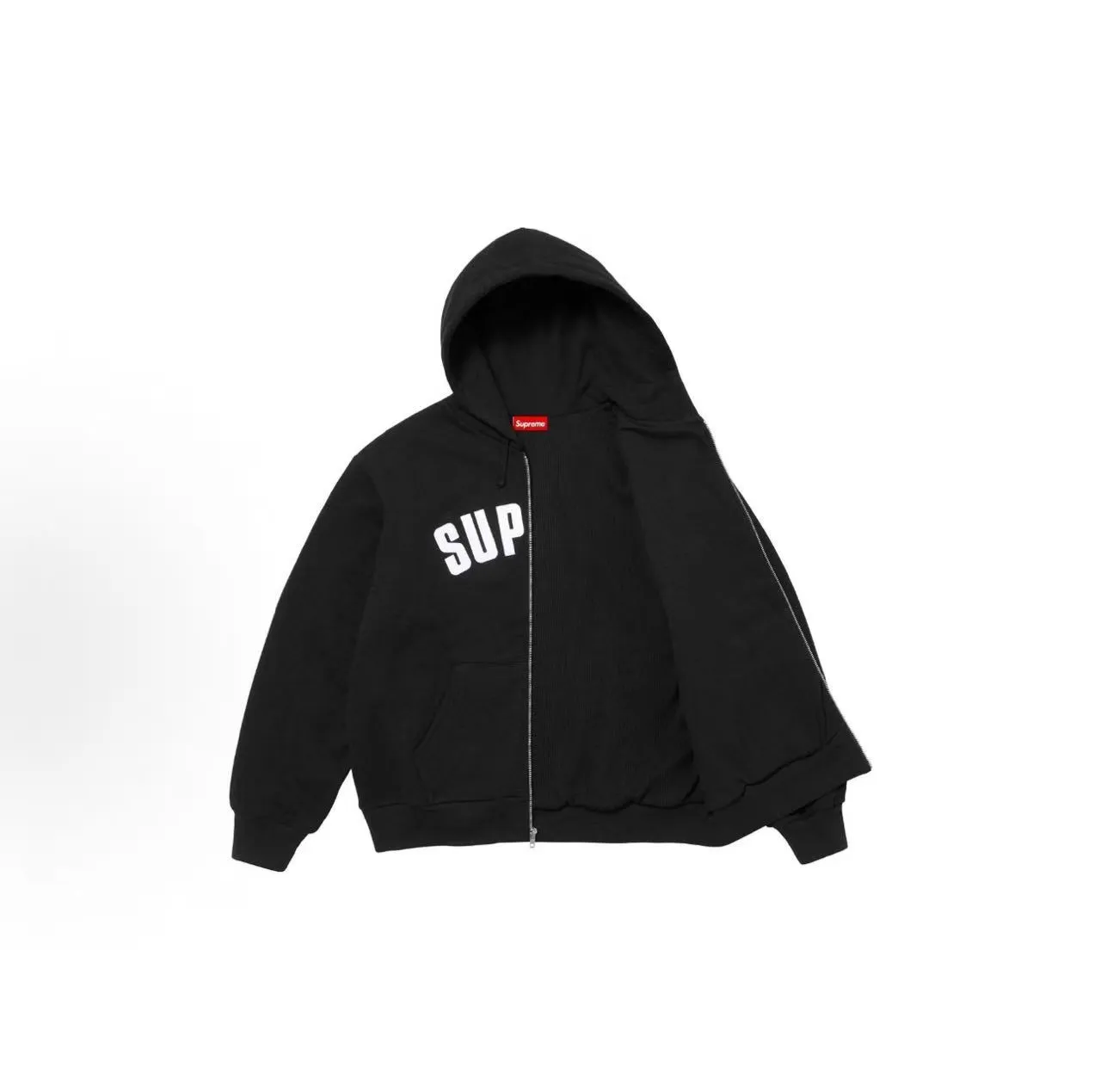 Supreme Box Logo Black Full-Zip Hoodie