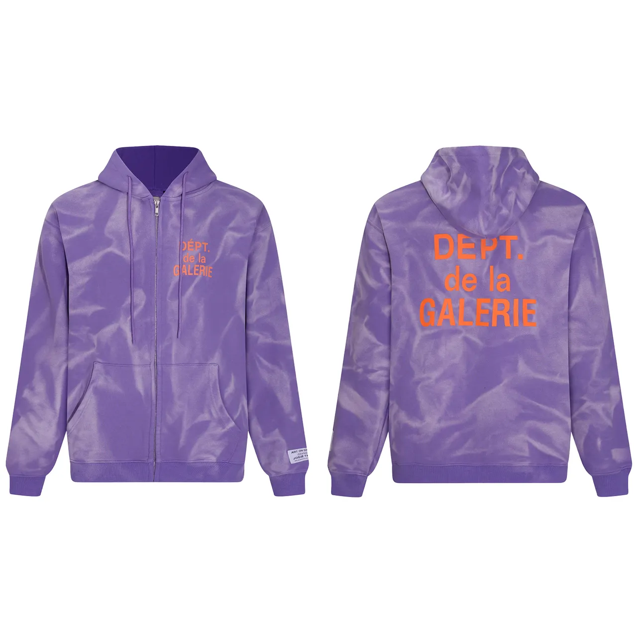 Gallery Dept DEPT. de la GALERIE Tie-Dye Full-Zip Hooded Jacket