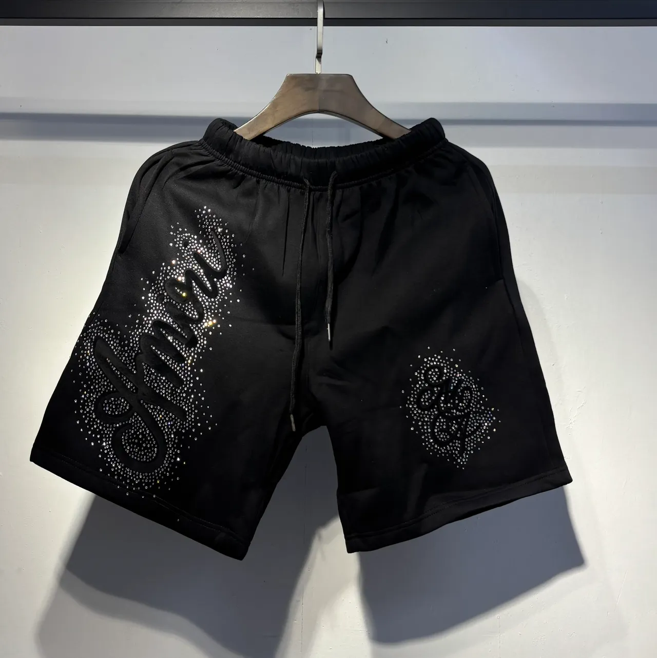 Amiri Script Logo Gradient Dot Shorts