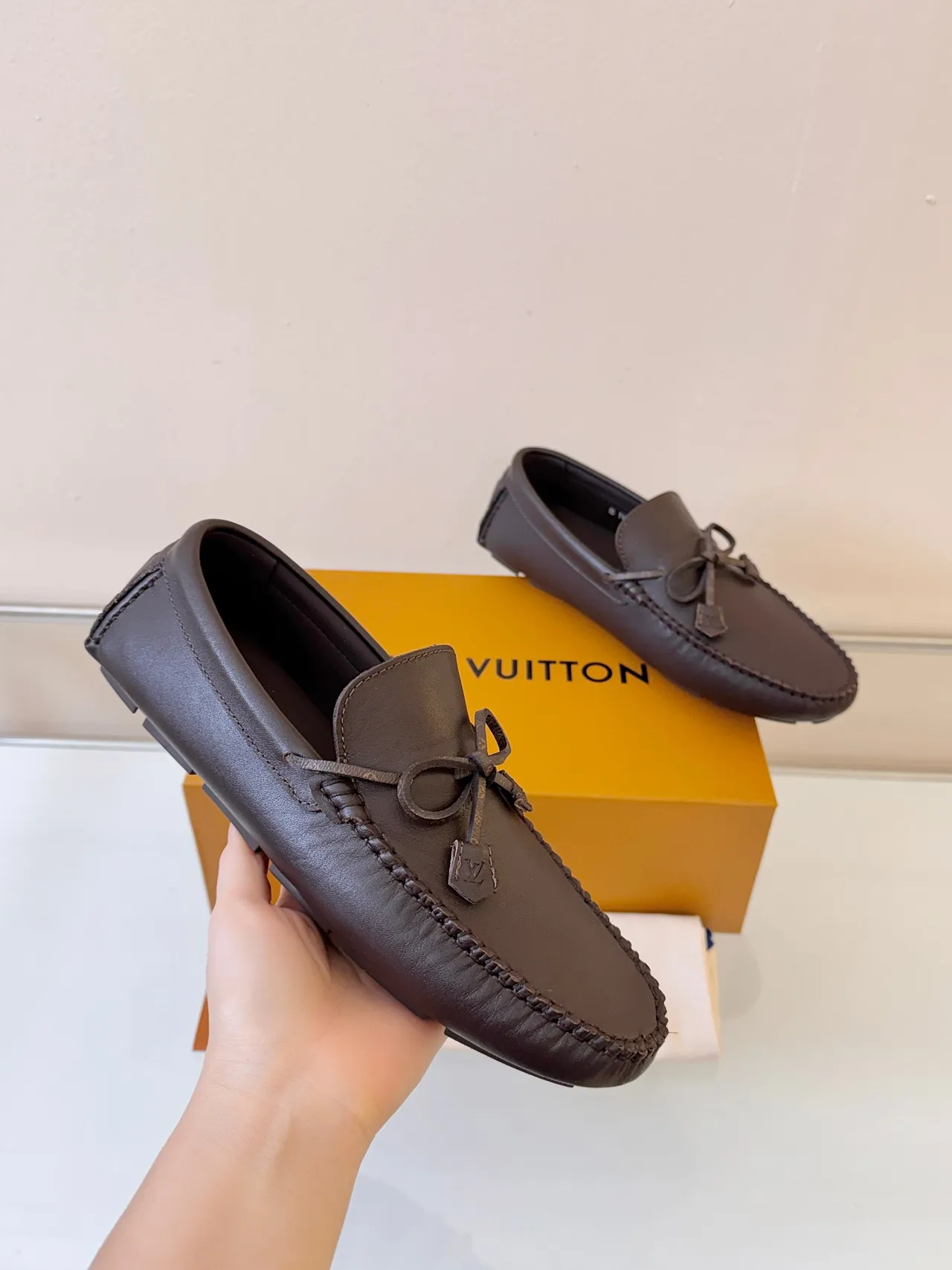 Louis Vuitton Tassel Loafer Brown Leather Loafers