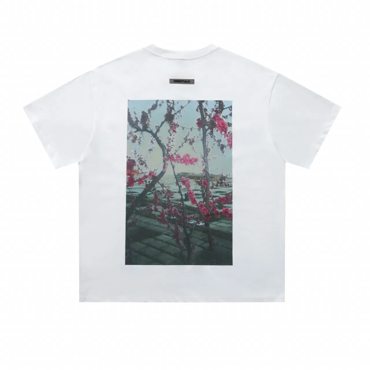 Fear of God Essentials Oversized Floral Print T-Shirt