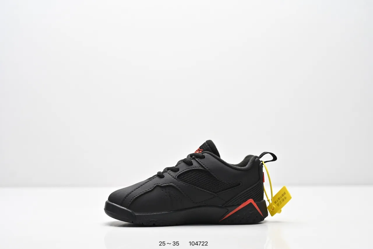 Air Jordan Black Orange Low-Top Layered Synthetic/mesh Upper Sneakers