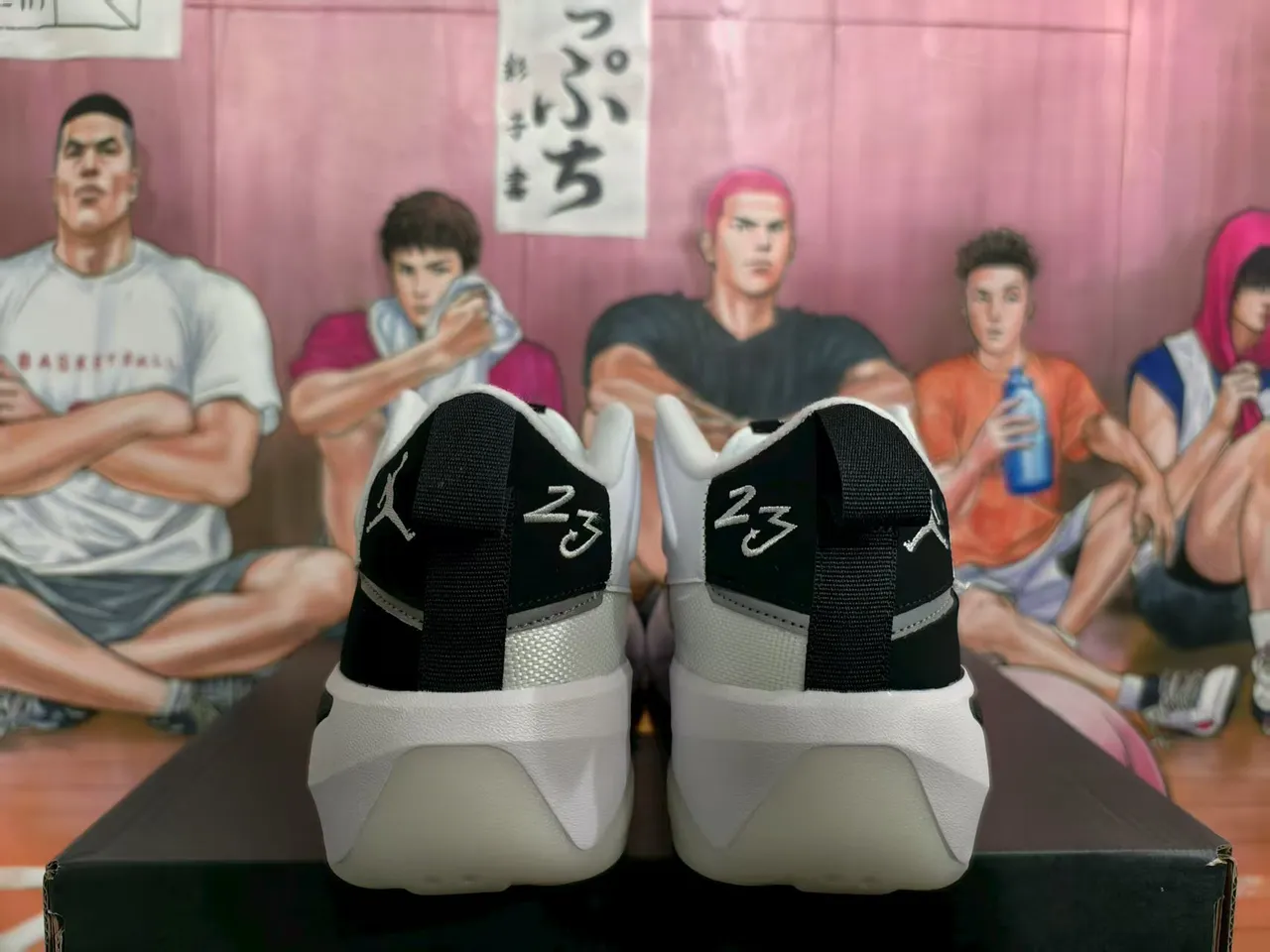 Air Jordan 37 White and Black Basketball Shoes