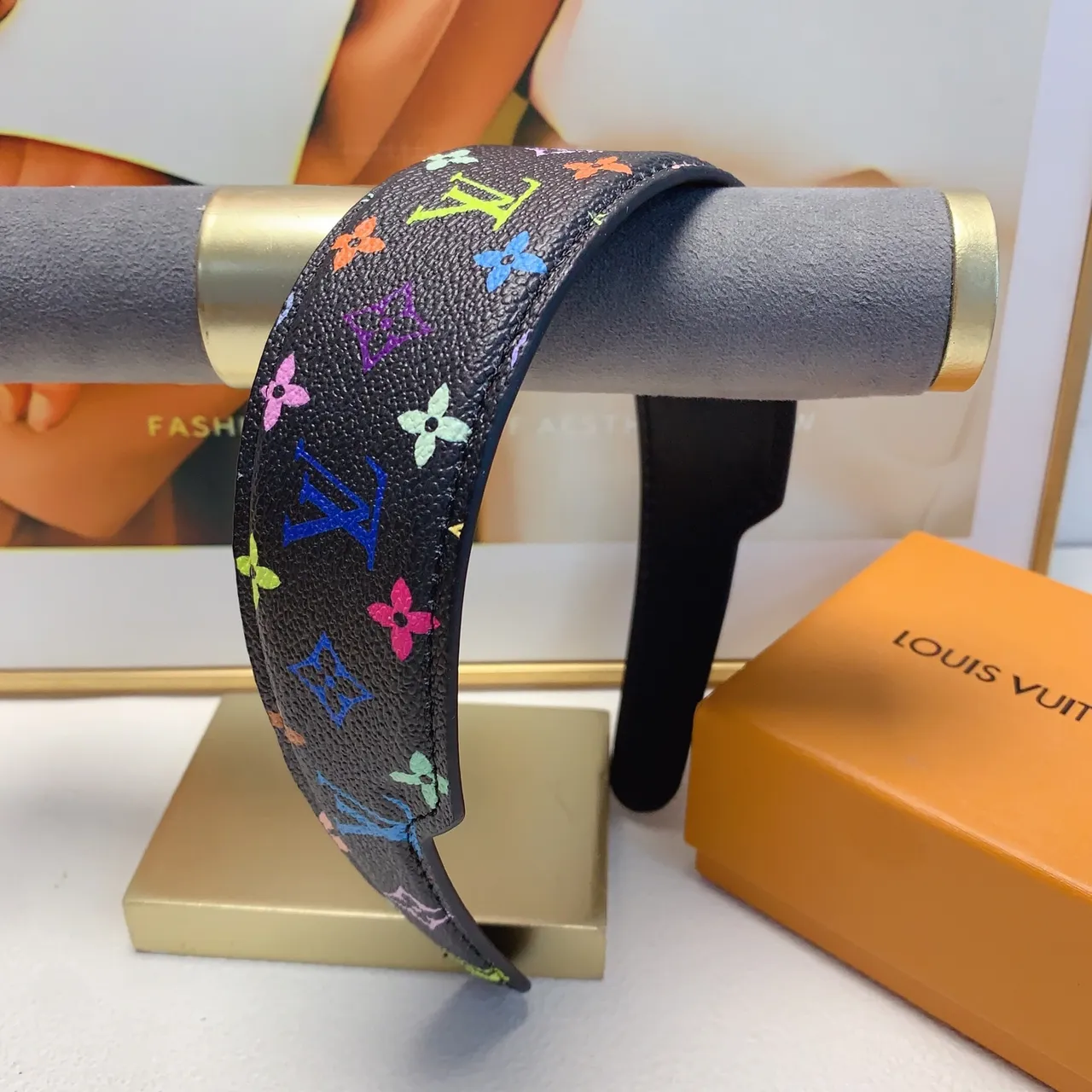Louis Vuitton Monogram Flower Reversible Leather Belt