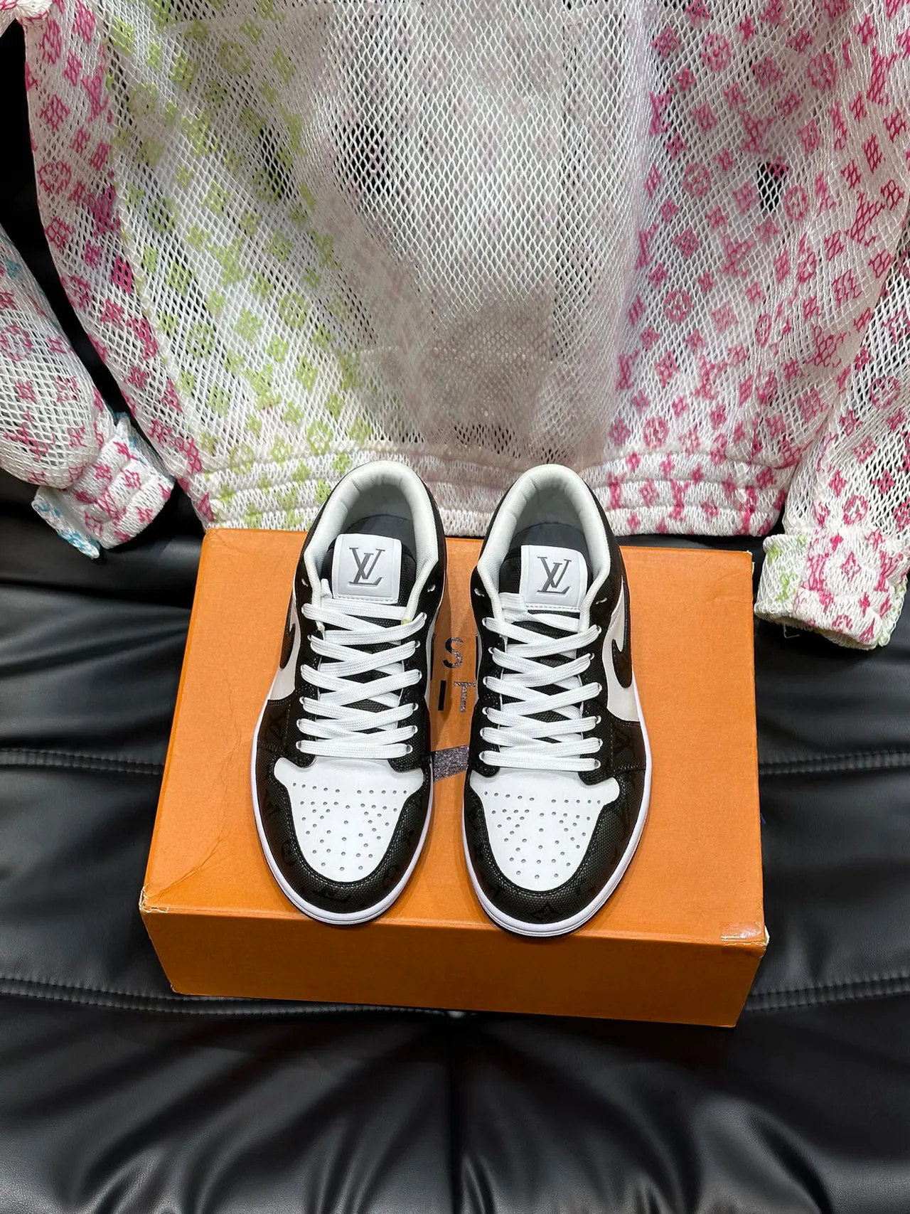 Nike Air Jordan 1 Low Black White Lifestyle Sneakers