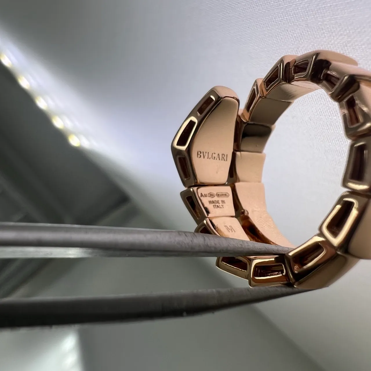 Bvlgari Serpenti Viper Pavé Diamond Hinged Hoop Rings