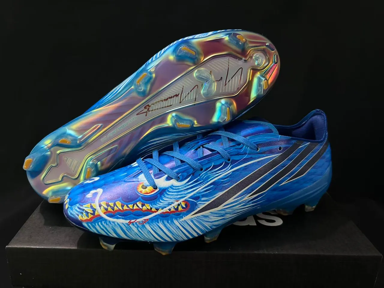 Adidas X Blue Dragon Graphic Firm-Ground Soccer Shoes
