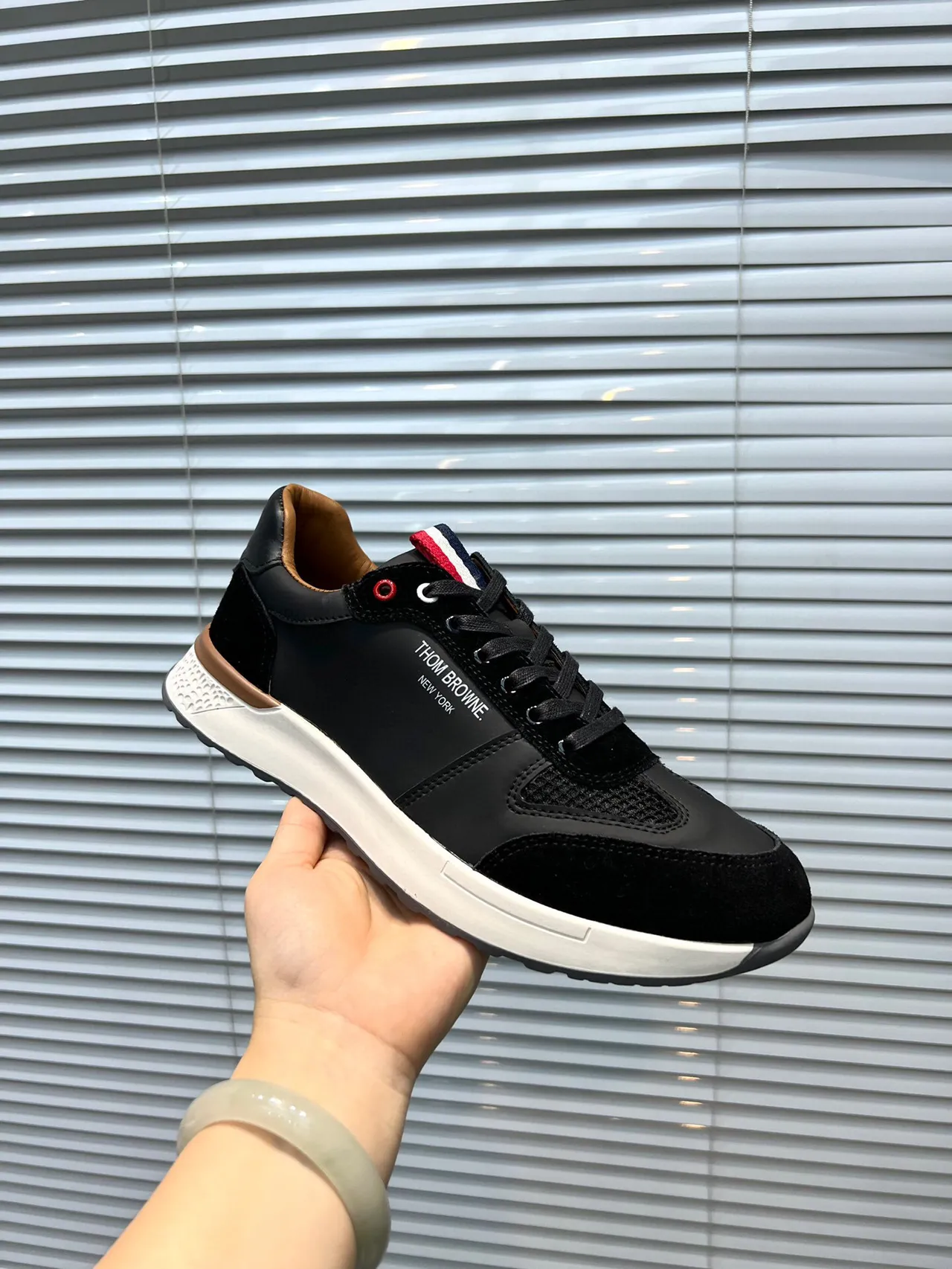 Thom Browne Black and White Lifestyle Sneaker