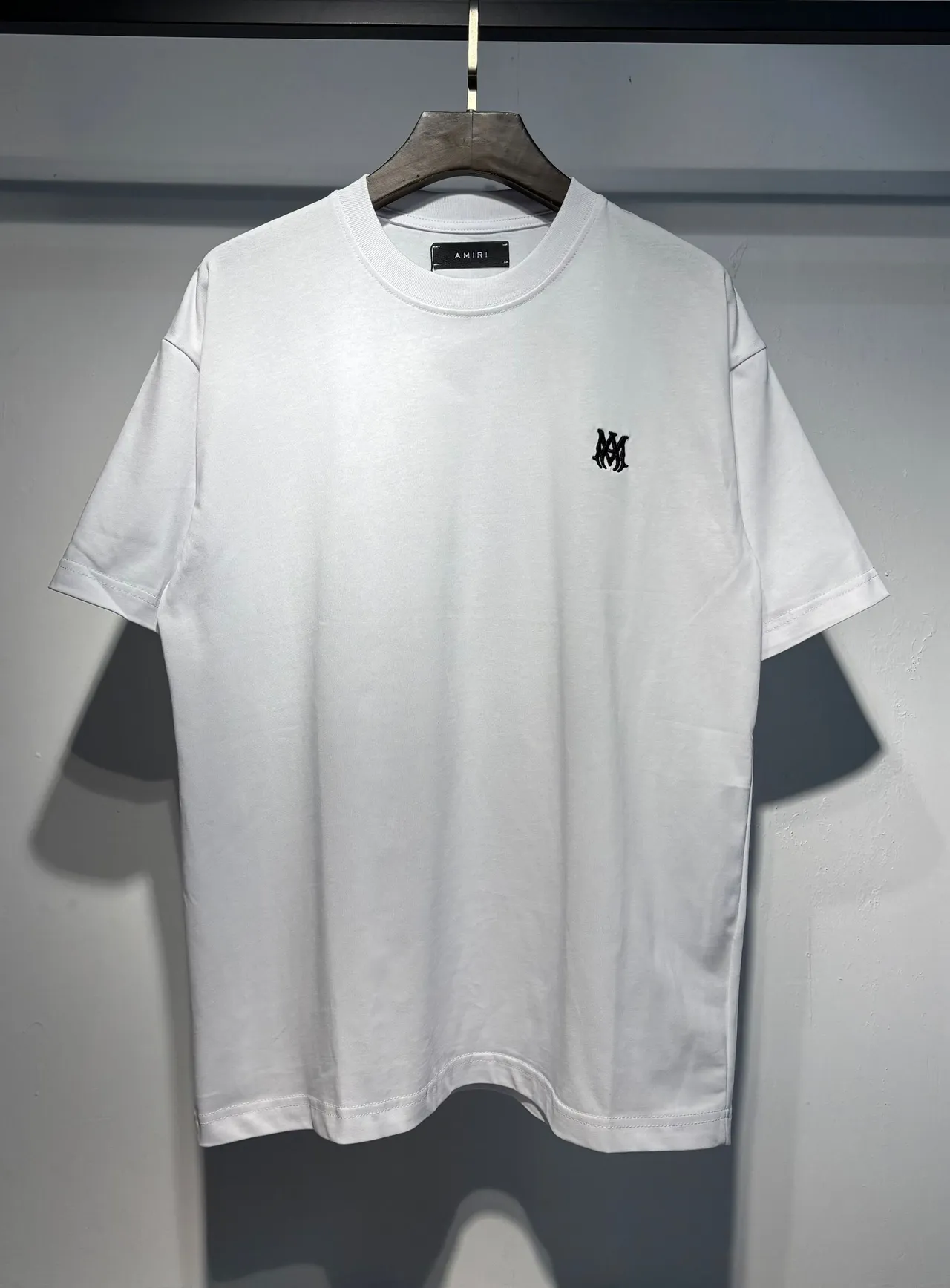 Amiri Logo Embroidered Crewneck T-Shirt